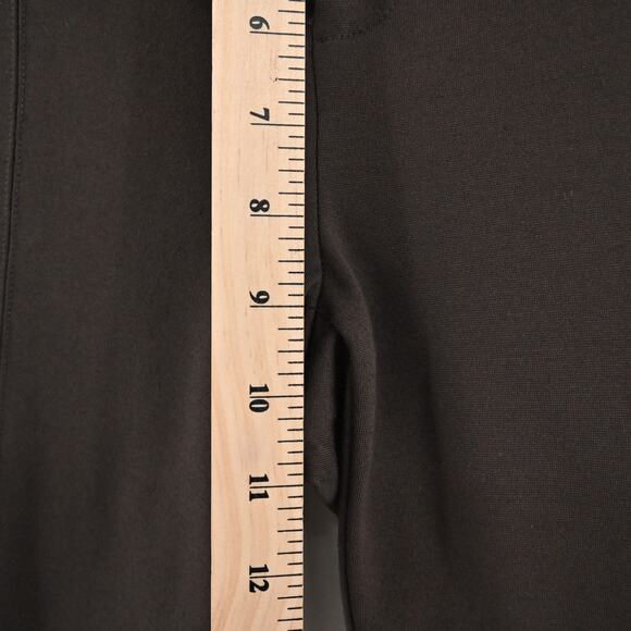 VINCE Pants Womens Size 6 Front Seam Ponte Solid Brown Skinny Leg Zip Pockets - Picture 12 of 13